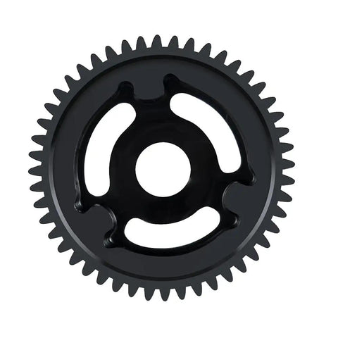 Rc Carbon Steel Spur Gear Set 48P 45T 48T 55T For One Sixteenth Traxxas Rally 4WD Summit VXL ERevo Slash Upgrade Part Gear Built Tough Lightweight High Wear Resistance Long Lasting Performance black steel 48P spur gear