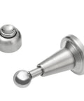 DS002 Stainless Steel Modern Soft Catch Magnetic Door Stop Wall Mount In Brushed Satin Nickel For Silent, Smooth Door Stop And Built To Last Heavy Duty Hold With Easy Install