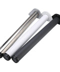 Three adjustable metal furniture legs showing beefy adjustable metal furniture legs stainless steel table legs and cabinet feet.