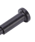 Close-up of Hardcore Marine Grade 316 Stainless Steel Concealed Cable Railing Kit 1/8 Inch with slick black oxide finish.