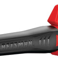 Powerful Corded Leaf Blower With 9 Amp Motor, Lightweight Handheld Axial Electric Blower, red and black view
