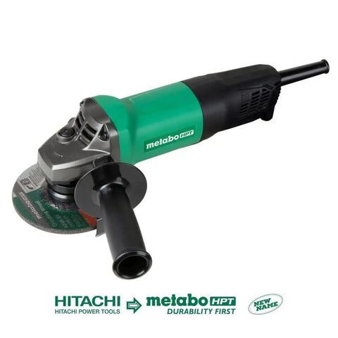 Four And A Half Inch Angle Grinder With Paddle Switch, 7.9 Amp Motor, 900W, 10,500 RPM No Load, Lightweight Design, two position handle