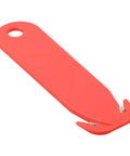 Lightweight Double Edged Utility Cutter With Stainless Steel Blade Housing for safe cutting, red ergonomic grip, compact design