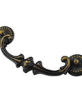 5 Inch Centers Bail Drawer Pull Drop Handles For Dresser And Cabinet Vintage Style Antique Brass Zinc Alloy 128 Mm Center Hole