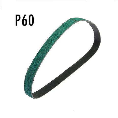 Top Shelf Zirconia Grinding Sanding Belt P60 for Mini Belt Grinders, durable and self-sharpening abrasive for metalwork.