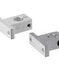 SK10 Linear Rail Kit With 10mm Shaft Support And Aluminum Frame Polished Rod Holder For Smooth Movement And High Precision Vertical Axis Guidance In CNC Machines And 3D Printers For DIY Makers, 4pcs aluminum rail blocks