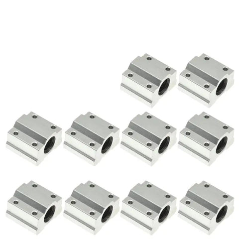 Heavy Duty SC8UU Linear Ball Bearing Bushing for Smooth Shaft Rotation built tough for CNC routers and 3D printers.
