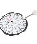 Three Hands Quartz Movement With Date Display Replacement For Watch Repairs And Watchmakers Dual Calendar Pro Mechanism
