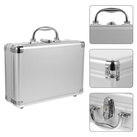 Tough As Nails Aluminum Storage Case With Secure Snap Latch And Plush Foam Padding for equipment security.