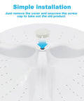 Wash Plate With Cap Replacement for Maytag and Whirlpool Washers Easy Install Replacement Part shown with installation guide
