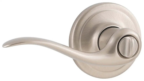 Entry Door Handle With Lock And Key For Front Door And Bedroom Reversible Exterior Lever In Venetian Bronze Pick Resistant SmartKey Rekey Security With Microban Protection Secure Keyed Entry