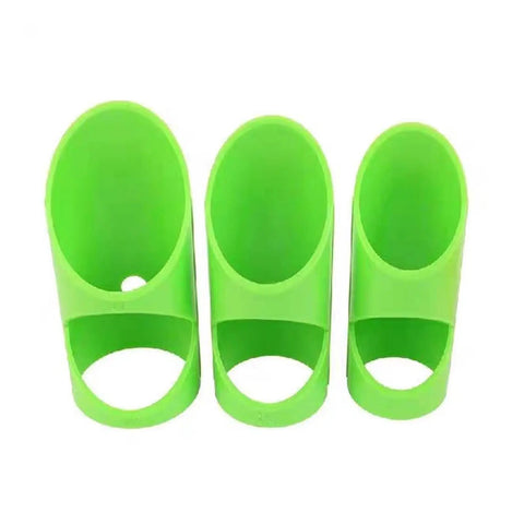 Three Piece Foam Pipe Cutter Kit For Insulation Lagging Cutting Handy Fixture green sleeves front view