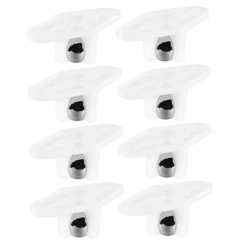 Heavy Duty Steel Ball Transfer Rollers 8 Pack With Swivel Casters And Screw Mounts For Industrial Material Handling And Transport Equipment Perfect For Home Garage Or Shop Use To Move Heavy Stuff Smoothly, set of 8
