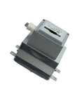 OM75P Industrial Microwave Magnetron Water Cooled Tube for Drying Equipment Parts, high power heating component, gray metal design.