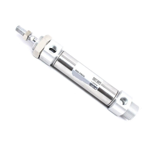 One Piece Tough Built Round Body Pneumatic Air Cylinder Double Acting Single Rod Smooth Glide Industrial Grade For Machinery And Garage Projects Runs Like A Charm Cdm2B25-50Z