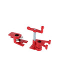 Three Quarter Inch Pipe Clamp Hand Cranked Quick Clamp For Woodworking Vertical Clamping Galvanized Steel Construction Adjustable Length