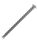 SP12-38 Zinc Plated Steel Asphalt Anchors With 2000 Lb Pull Rating, shown is a single anchor with hex bolt and washer, side view