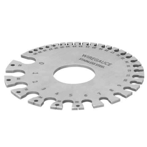 Round Hole Diameter And Thickness Gauge For Woodworking Welding And Machining Quick On Point Drill Bit Sizing Tool