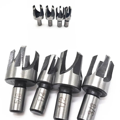 Premium 8 Piece Wood Plug Cutter Drill Bit Set Titanium Coated High Carbon Steel Go To Tool For Dowel Making In Woodworking