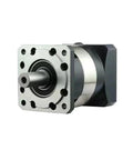 Boss Planetary Gearbox Motor Reducer For Nema 17 23 34 Stepper Motors, Speed Reducer For 40 60 80 90 110 130 180mm Flange Servo, PLF160 35mm Input, 15 To 1 Gear Ratio, front view