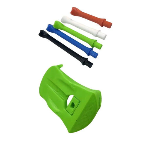 Durable Indoor Golf Tees With Stable Base Monitor Trainer For Home Practice, Quick Change Tee Sizes For Driver And Hybrid