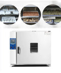 Heavy Duty 16L Digital Lab Drying Oven With Intelligent PID Temp Controller And Hot Air Circulation For Precision Heating Up To 300°C, showing internal samples.