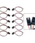 Five Pack Infrared Break Beam Sensor Modules With Through Beam Photoelectric Switches, NPN Output, 3mm or 5mm LED