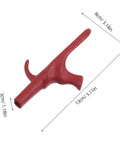 Red fencing replacement grip and stable handle for foil stainless steel build easy install safe hand guard pro grade