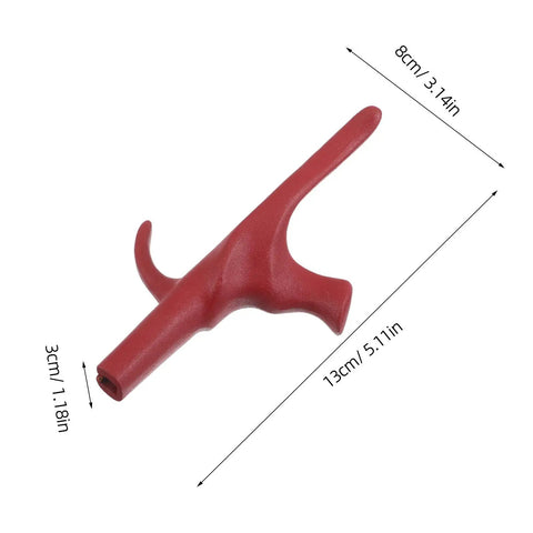 Red fencing replacement grip and stable handle for foil stainless steel build easy install safe hand guard pro grade