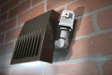 120 Volt Stem and Swivel Mount Thermal Photocontrol With Auto Light Sensor And Delay Feature for outdoor lighting on brick wall