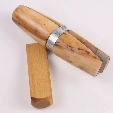 Wooden Ring Clamp With Wedge Hand Holding Fixture For Jewelers Stone Setting Repair Clamp Clip Diy Jewelry Making Tool Built Tough From Wood And Metal 14 Cm Clamp Length 9.5 Cm Wedge Easy To Use