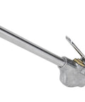 Close-up of Heavy-Duty Beefed-Up Air Blow Gun With 4 Ft Extension Nozzle And Lever Grip OSHA Compliant One Quarter Inch NPT High-Pressure Air Spray