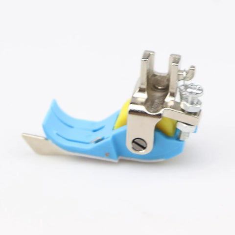 Heavy Duty Plastic Flange Roller Presser Foot For Industrial Single Needle Sewing Machines With Precision Edge Guide And Anti Skip Stitch For Juki 8700 And Brother 8100 Series, side view