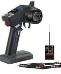8 Channel 2.4G FHSS RC Transmitter And Receiver With Lanyard For 1/8 To 1/24 Crawler Drift Truck Boat Tank Plug And Play Upgrade