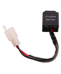 Plug N Play Electronic LED Flasher Relay For Motorcycles Hyper Flash Fix 12V Turn Signal Blinker Relay Durable ABS Black Casing