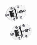 Drop Down Cabinet Hinges 90 Degree Zinc Alloy Door Flap Set For Kitchen And Bedroom Cupboards 2Pcs Easy Access Hardware