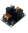 Two Pack 3D Printer Heat Bed Power Module 25A MOSFET Expansion Board With Snowflake Heatsink High Current Load Hotend and Bed Upgrade Kit Includes Cables for Lerdge and Other Printers. black MOSFET module with snowflake heatsink and screw terminals