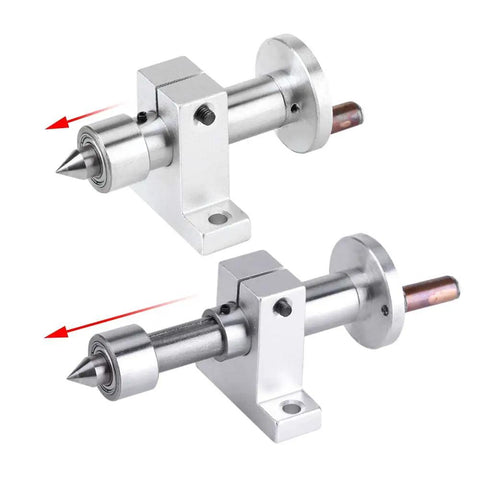 Heavy Duty Wood Lathe Live Center For Mini Lathe Machines Dual Bearing Revolving Tailstock Center For DIY Projects