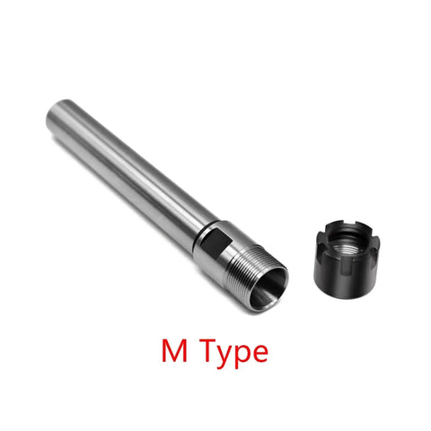 High Performance ER Collet Extension Rod For Lathe And CNC Milling Machinists, Ultra Precision Ground Straight Shank, M Type.