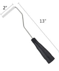 2-inch grooved fiberglass roller with 13-inch solvent resistant plastic handle from 4 Piece Fiberglass Roller Tools Kit For Resin Laminating And Bubble Removal.