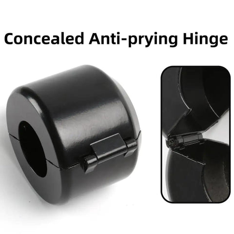 Code Lockout Door Knob Device Cover No Key Needed to Disable Doorknob From Outside Without Drilling, Temporary Bedroom Door Lock for Home