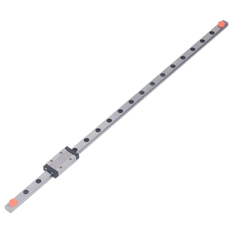 400mm Linear Guide Rail For CNC Machines And 3D Printers High Precision Steel Slider Bearing Micro Motion Slide Ultra Smooth Linear Motion Micron Grade Accuracy For Your DIY Rigs, 400mm steel rail with sliding carriage