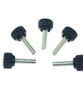 20 Piece M6 Thumb Screws Set With Knurled Grip Knobs For Machinery Latches And Equipment Threaded Screws With Storage Case