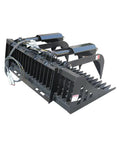 84 Inch Skid Steer Rock Grapple Bucket With Universal Quick Attach Mount Heavy Duty Loader Attachment Dual Independent Grapple Arms