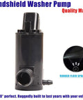Hyundai Kia Windshield Washer Pump With Grommet Replacement Drop-In Fits Accent Elantra Sonata Tiburon Cadenza Forte Optima