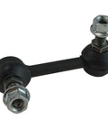 Professional Grade Coated Male Tie Rod End Replacement For Toyota Sienna 2004 To 2010 close-up view with nuts and securing studs.