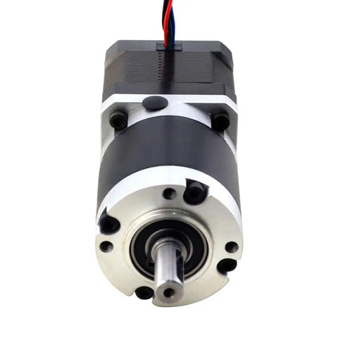 Nema 17 Stepper Motor With 39mm Housing And 100 To 1 MG Series Planetary Gearbox 50 Arcmin Backlash Rock Solid Torque Low Noise