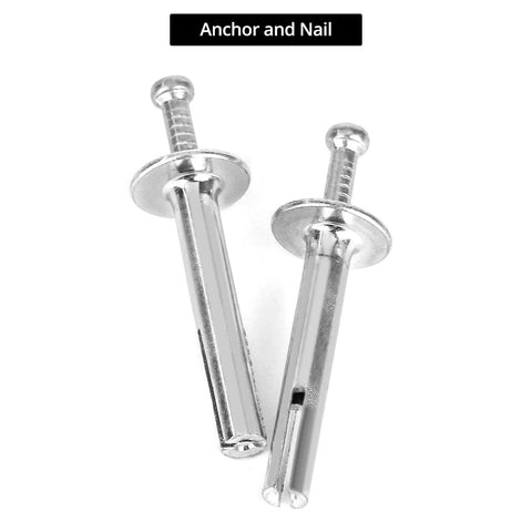 500-Pack Heavy-Duty Hammer-Drive Nails 1/4 Inch By 1-1/2 Inch For Concrete And Brick Walls Ideal For Secure Anchor Fastening
