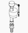 Toilet Fill Valve Service Kit For San Souci Series Toilets K5172 K5172RA K4000 And K8687 Replacement Part in black line drawing