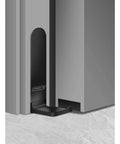 Hidden Stainless Steel Door Hinge For Wood Doors, Adjustable Invisible Pivot, Concealed Pivoting Hinge For A Stealthy, Low-Profile Look, Precision Casting, Supports 40mm Minimum Door Thickness And Up To 100kg Weight, Silver Finish